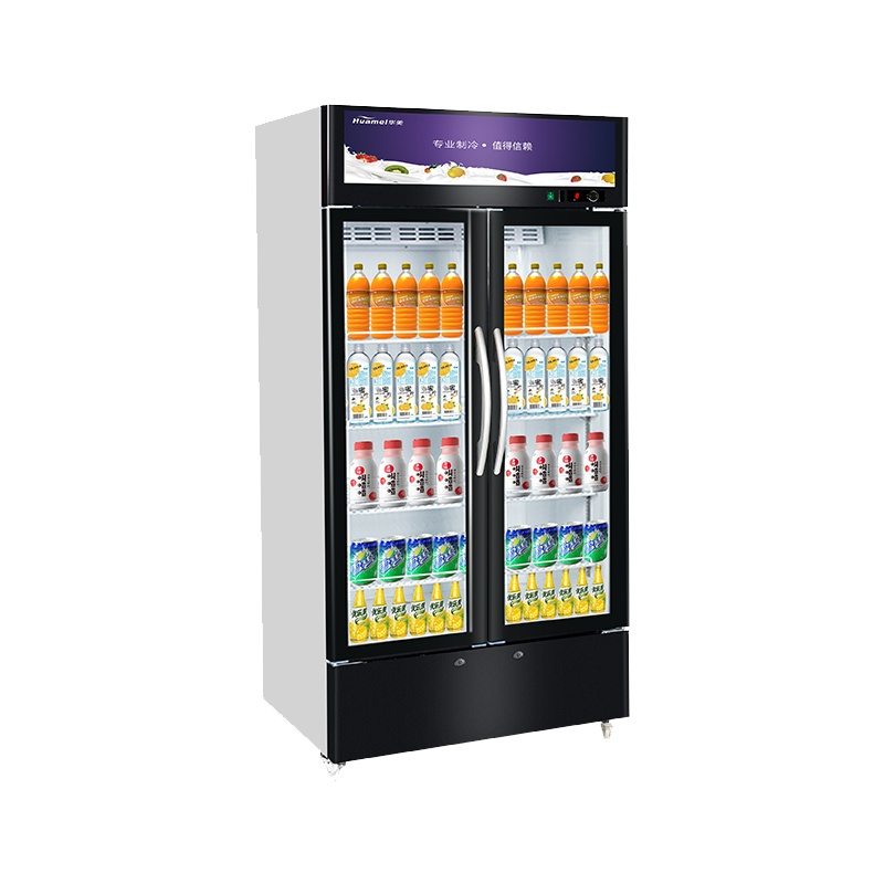 华美(Huamei)LC-780A升展示柜商用大容积 立式玻璃冷藏陈列柜 饮料啤酒酸奶超市便利店冷柜冰柜