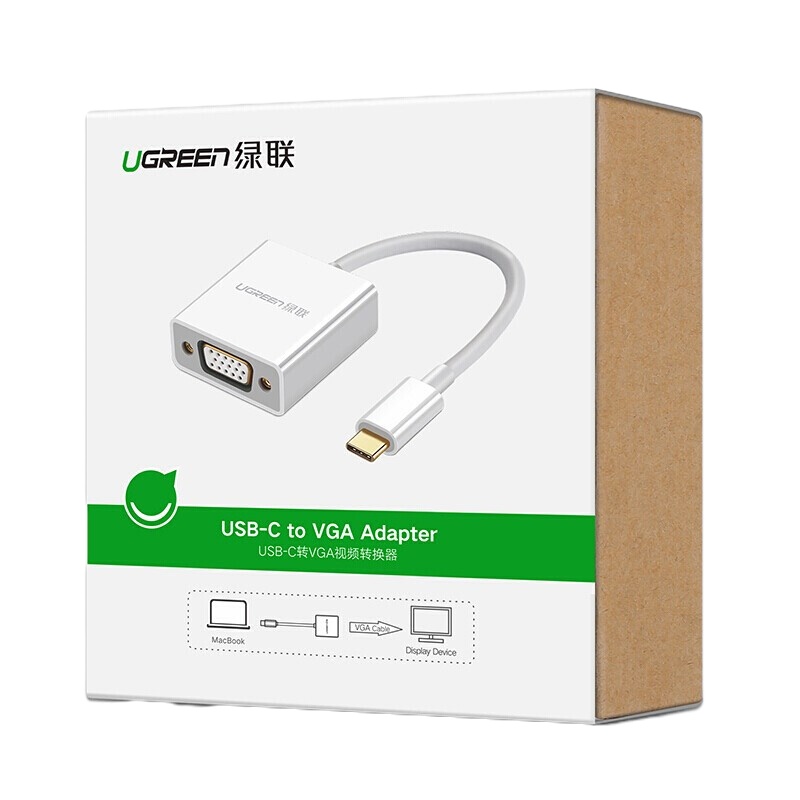 绿联 USB-C转VGA视频转换器 50511