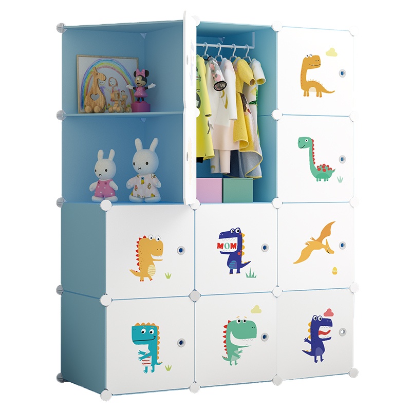 阿斯卡利(ASCARI) 儿童衣柜简易经济型小孩宝宝婴儿布衣橱学生宿舍储物收纳柜子