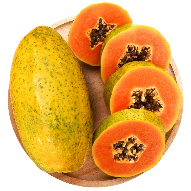 新鲜水果 牛奶木瓜约3.5kg(以实际收货重量为准) ZX