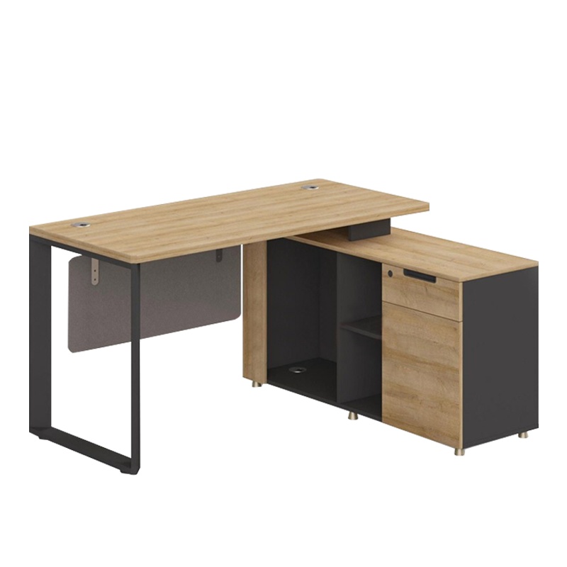 [藏书阁]办公室单人办公桌1.4米主管办工桌柜办公家具主管桌