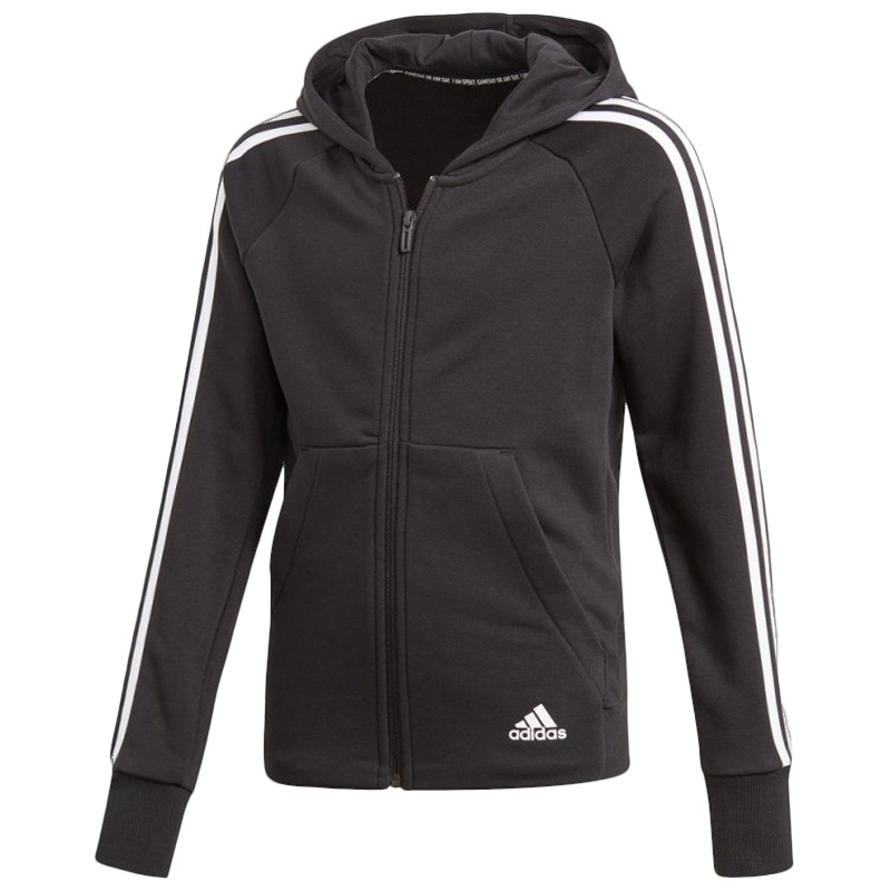 Adidas阿迪达斯外套童装2020春季新款连帽防风保暖运动夹克DV0316