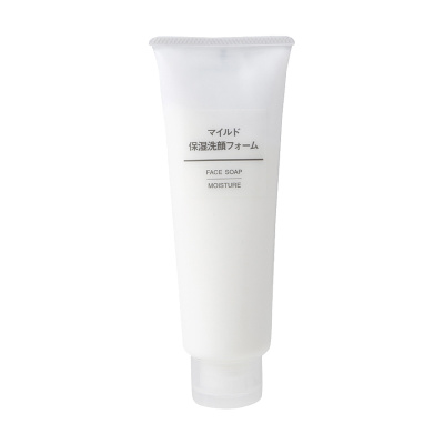 MUJI 无印良品 温和保湿洁面乳 120克