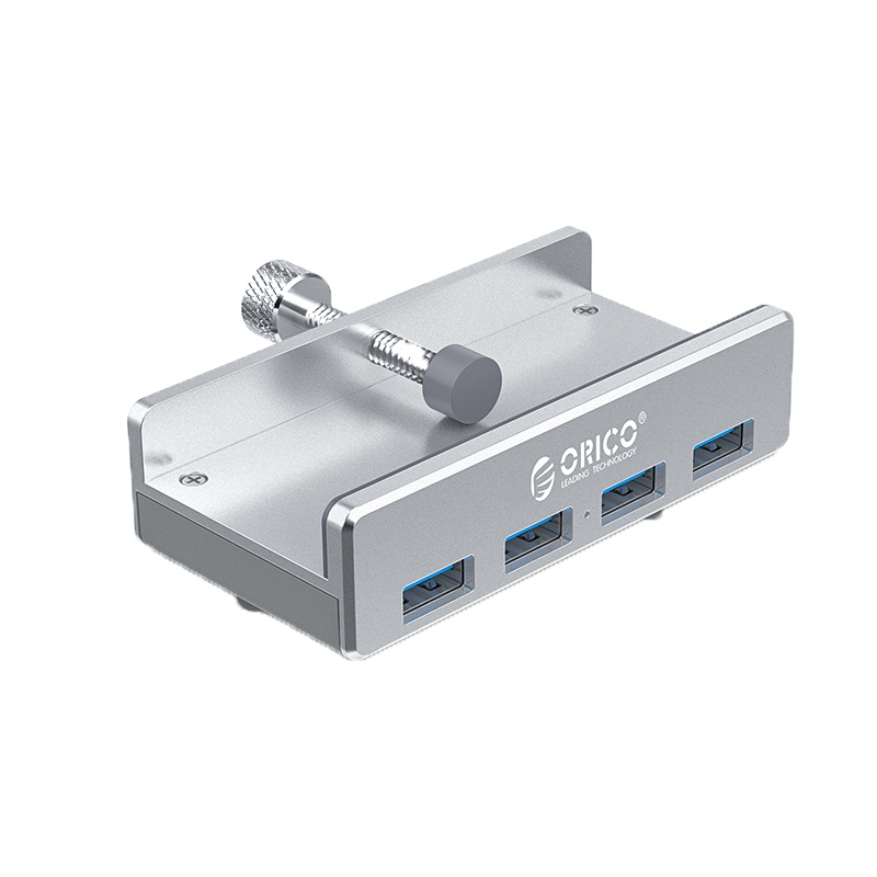 Orico/奥睿科 MH4PU 铝合金usb3.0分线器电脑笔记本一拖四U口转换器卡扣式扩展多接口HUB集线器