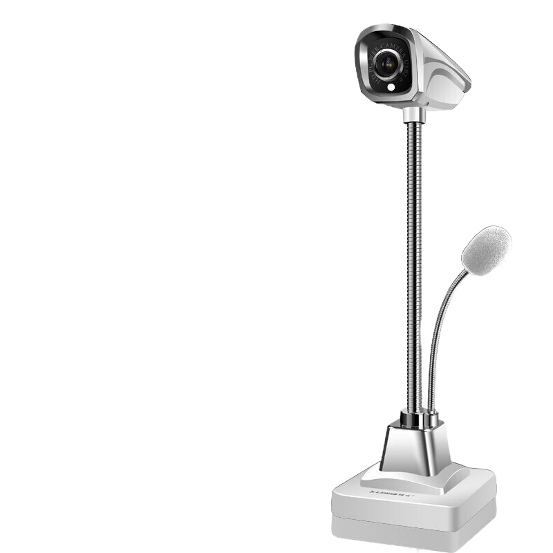 iDiskk蓝色妖姬 HD-72P电脑高清摄像头usb笔记本台式机电视会议视频头带内置麦克风教学免驱 480P