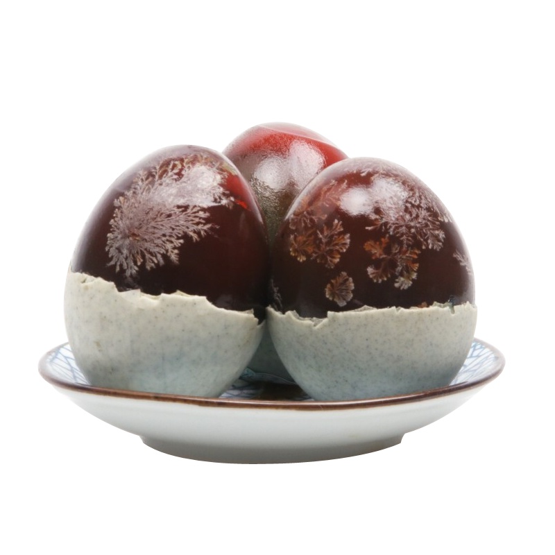 [苏宁生鲜]溢流香Yiliuxiang 松花鸭皮蛋 8枚 超市装冷藏保存 国产皮蛋 鲜嫩皮蛋