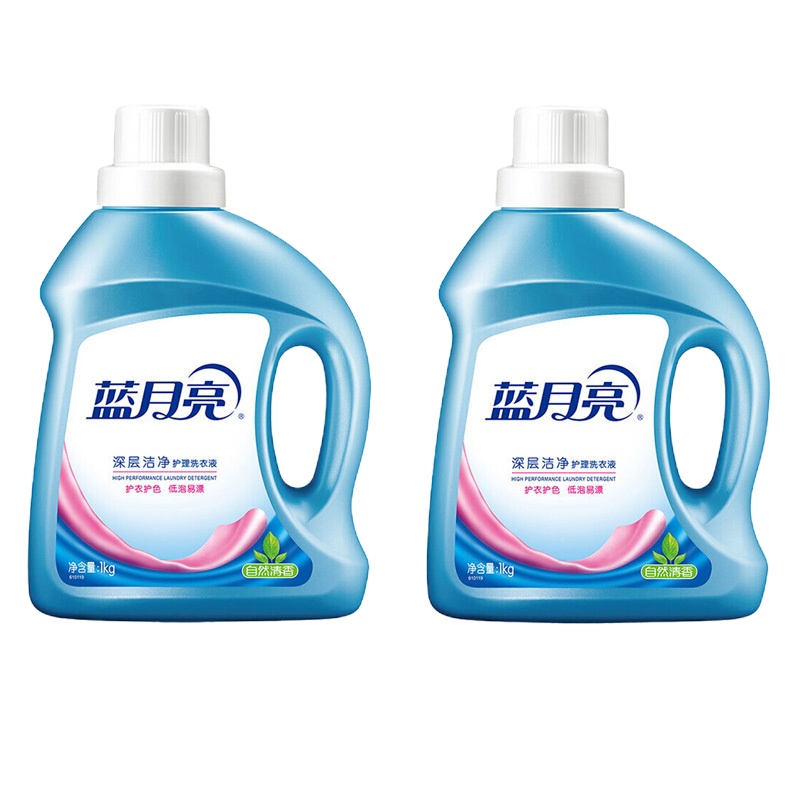 蓝月亮深层洁净护理洗衣液3kg 薰衣草香衣物 4瓶/箱