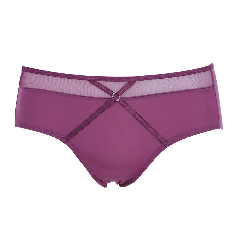 莎莲妮中腰平角裤弹力舒适透气性感女士内裤