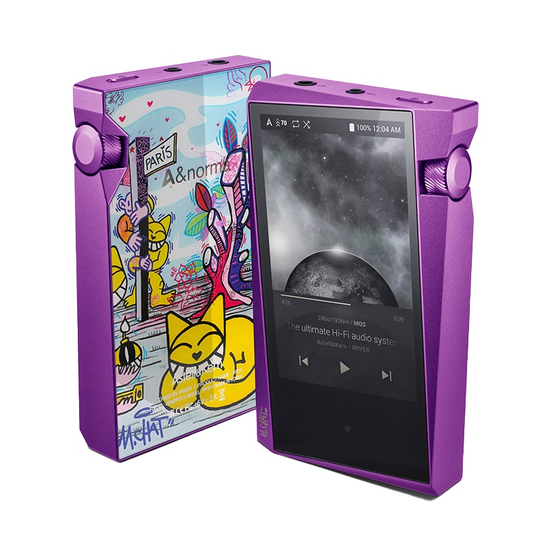 艾利和 SR15 128G HiFi音乐播放器紫色猫版mp3播放器