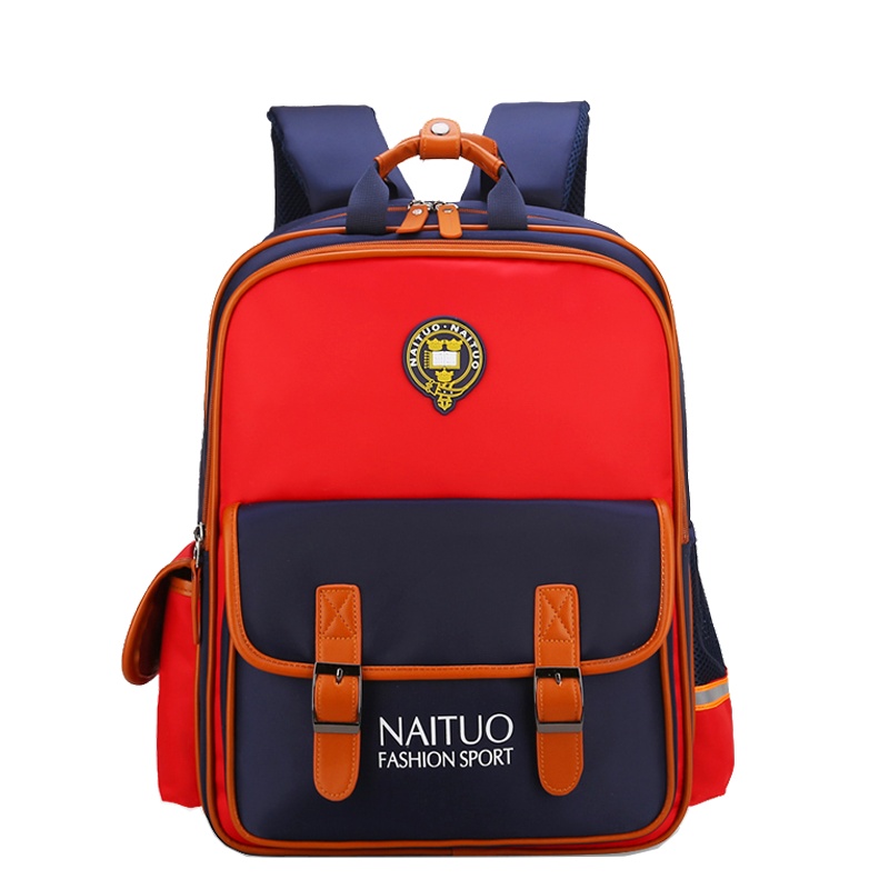 耐拓(NAITUO)N833小号 英伦风尼龙小学生书包6-7-12岁儿童书包1-3-6年级减负儿童书包
