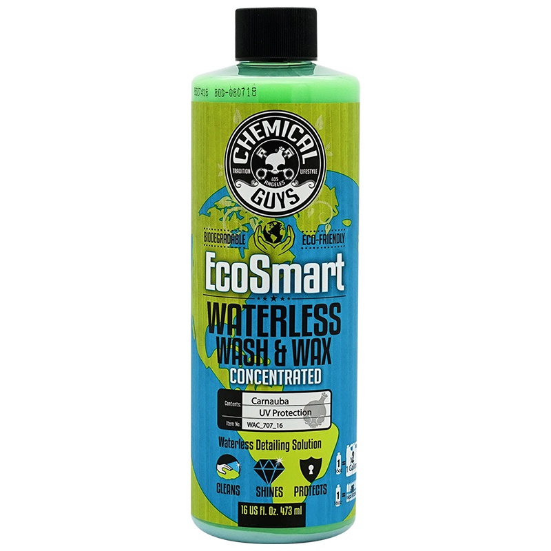 化学小子ECOSMART无水洗车液 水蜡泡沫去污上光泡沫浓缩免冲水蜡473毫升