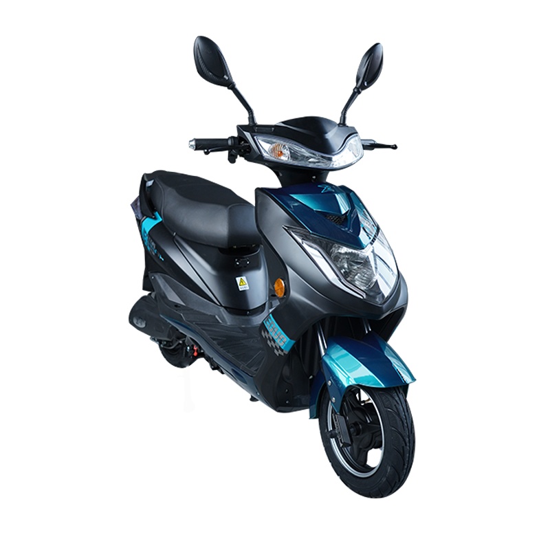 小刀电动车 一多(ieduo)电动车 新款v20ah轻便电摩真空胎液压减震 E2 蓝青色