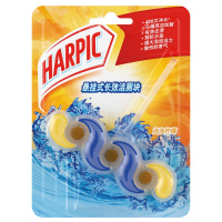 亮湃HARPIC长效洁厕块泡泡柠檬35gC洁厕灵洁厕宝蓝泡泡厕所除臭神奇除垢去渍去马桶自动清洁剂