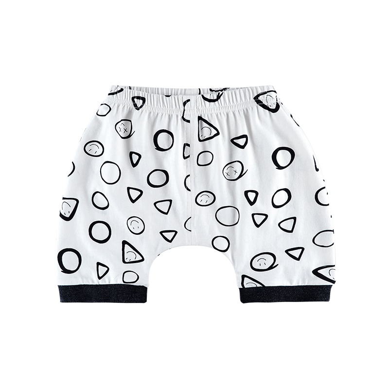 angeeb宝贝心语夏款宝宝裤子男女童短裤休闲童棉五分裤