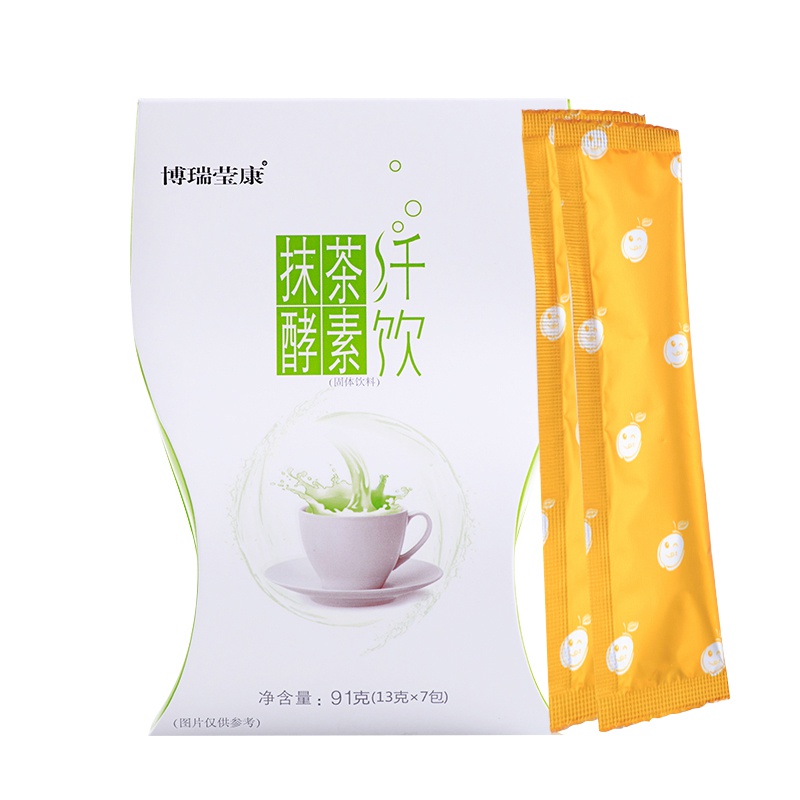 博瑞莹康酵素粉抹茶酵素纤饮复合台湾水果果蔬酵素粉盒装膳食营养91g/盒