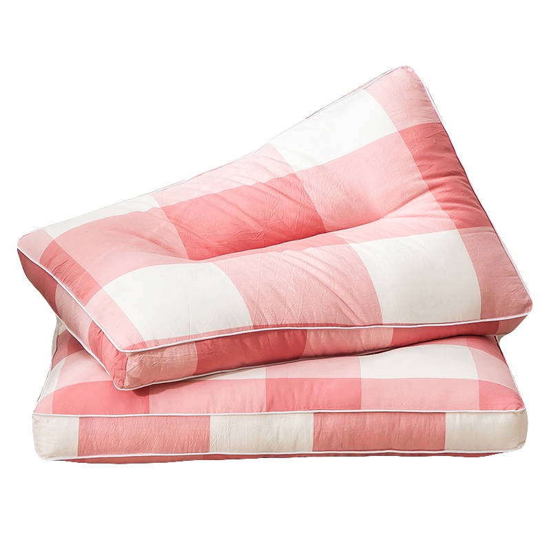 南极人(NanJiren)家纺 2020新款全棉水洗棉枕芯护颈枕头低枕单人助睡眠软枕一对拍2全棉枕芯