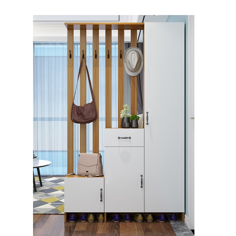 北欧进玄关柜客厅隔断鞋柜简约现代小户型屏风柜衣帽厅柜酒柜
