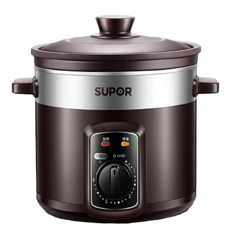 SUPOR/苏泊尔 DG40YK6-30电炖锅煮粥煲砂锅汤养生紫陶瓷