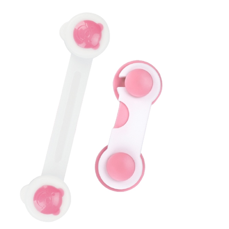 儿童衣柜扣锁扣固定卡式免打孔卡扣塑料门抽屉柜门阿斯卡利抖音窗口柜子贴 白色