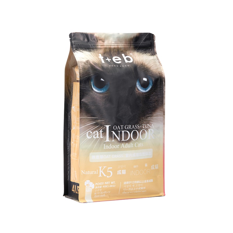 TEB汤恩贝猫粮K5BK5室内成猫粮布偶进口原料美短英短天然猫粮10kg