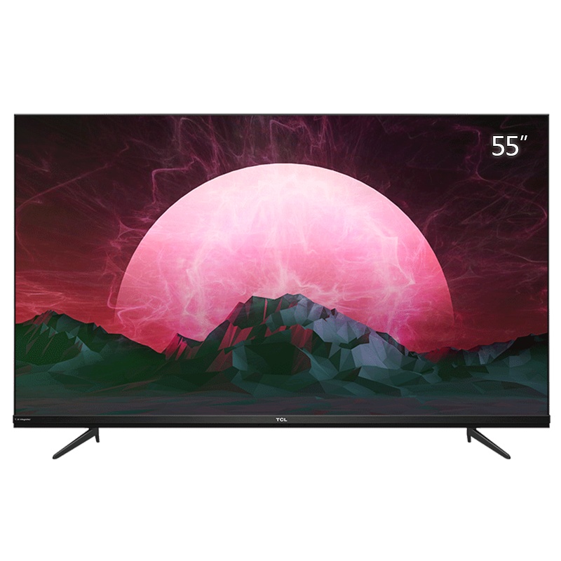 TCL 55V6 55英寸 免遥控AI声控超薄全面屏智屏 液晶平板电视