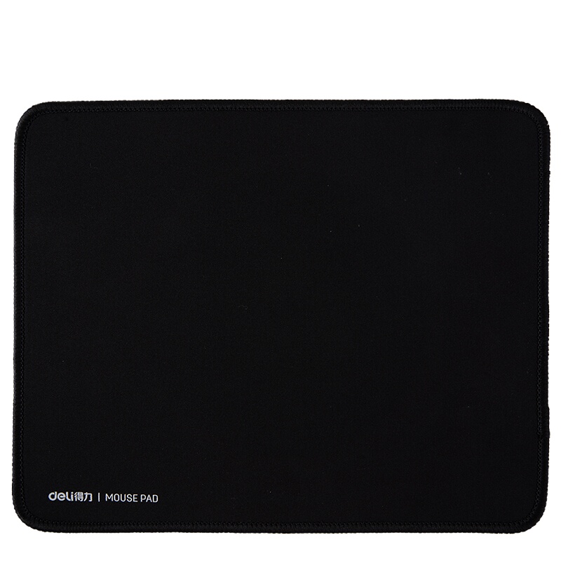 得力(deli)33188 平顺耐用加厚鼠标垫 黑色