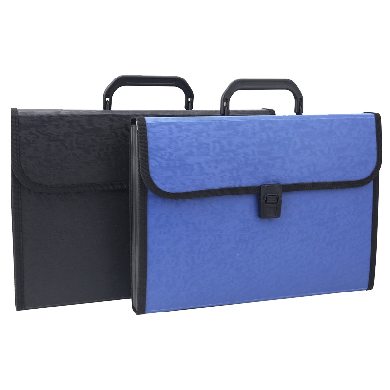 得力5232 A4风琴包资料包经济型手提式文件包事务包公文包档案包