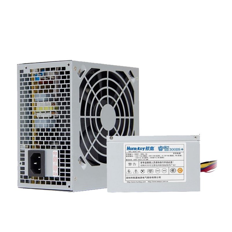 航嘉 睿智300DS 额定200W 大风扇散热静音台式机电脑电源