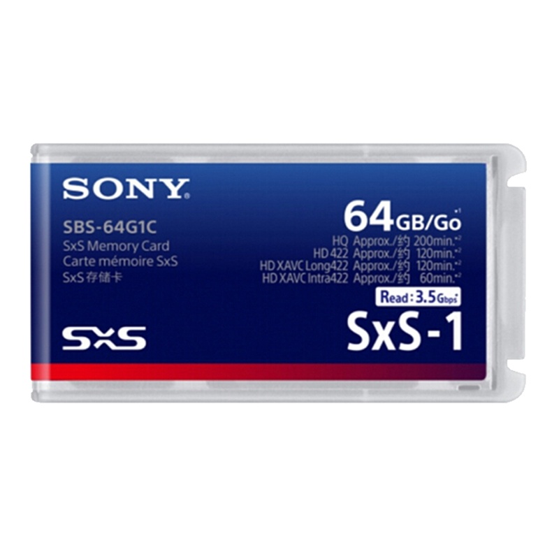 索尼SXS-64G存储卡 单位:件