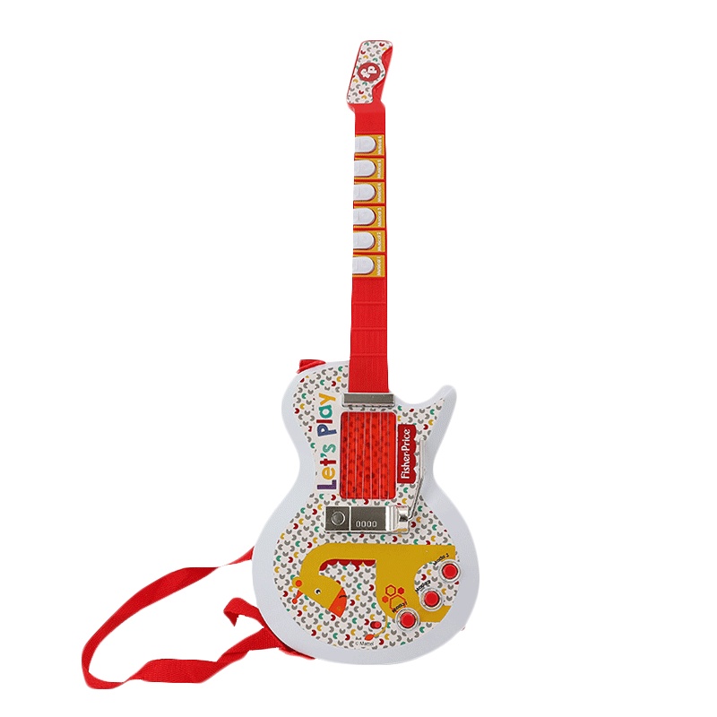 费雪音乐电吉他男孩女孩益智玩具