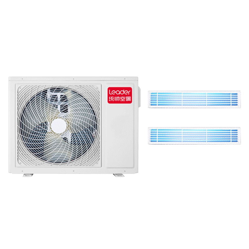 海尔大3匹中央空调一拖二冷暖直流变频家用多联机统帅RFC80STSJVA