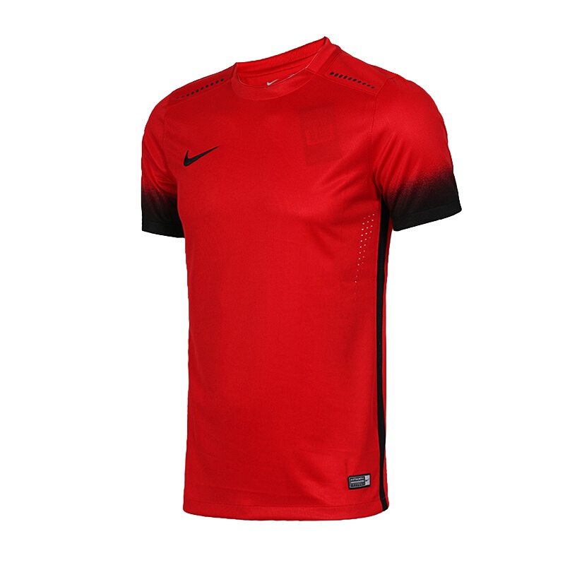 耐克（NIKE）男款足球运动衫圆领短袖T恤742706