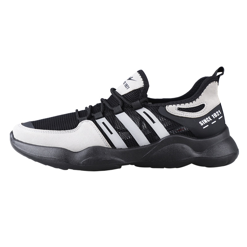 双星运功鞋男款夏季轻透飞织网面轻便休闲鞋