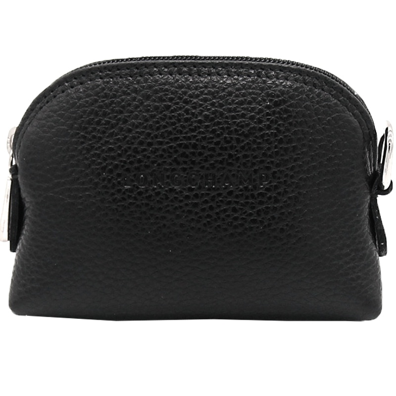 Longchamp 珑骧 女士Le Foulonné系列牛皮零钱包 3686 021