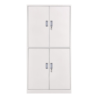 正斌钢制办公文件柜铁皮柜矮柜资料密码带锁凭证档案员工储物更衣柜子通双节文件柜