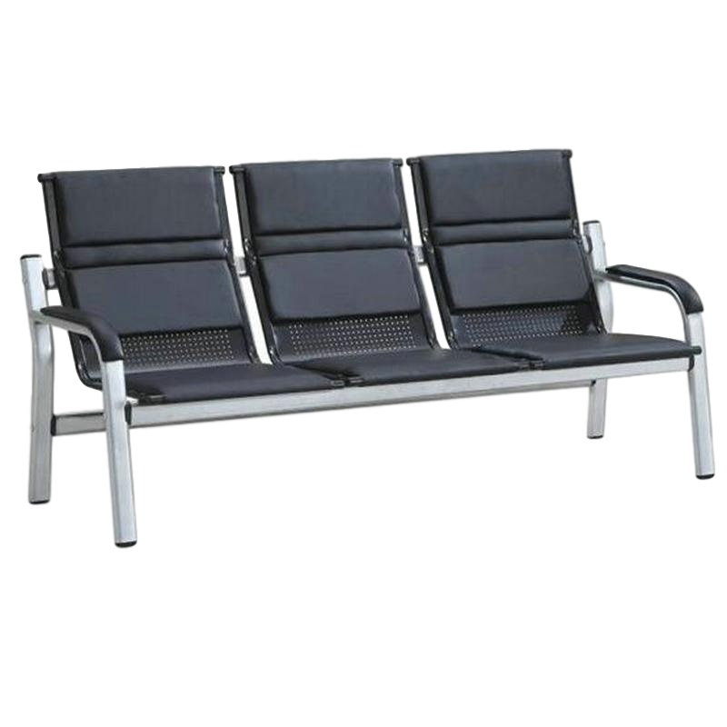 逐鹿中原办公沙发简约沙发铁架沙发接待室简易沙发TY159沙发组合1+1+3+木皮茶几