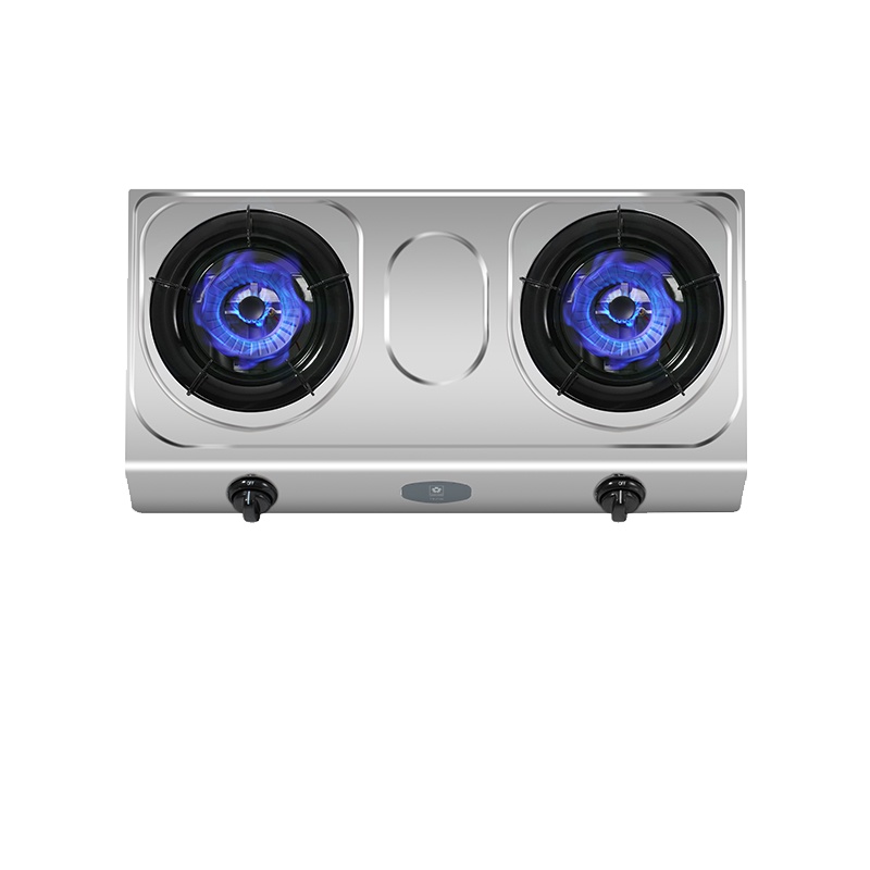 樱花(SAKURA)燃气灶不锈钢台上灶二级能效节能 5.0KW大火力灶具 台式双眼灶JZT-TBZ06天然气