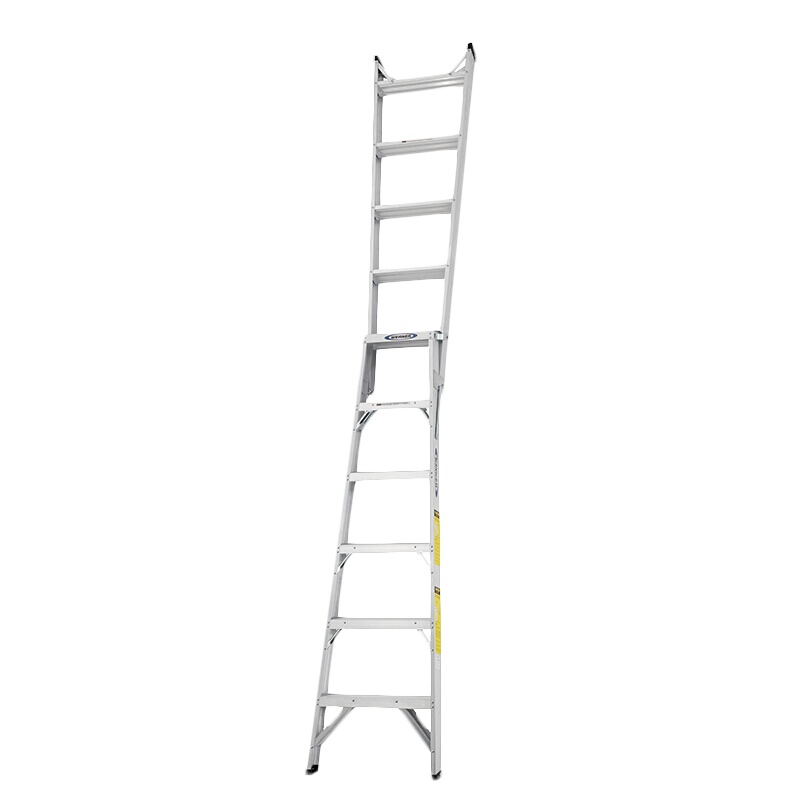 稳耐 DP368CN 铝合金两用梯8步 承重120KG 梯长2.4M 单位(件)