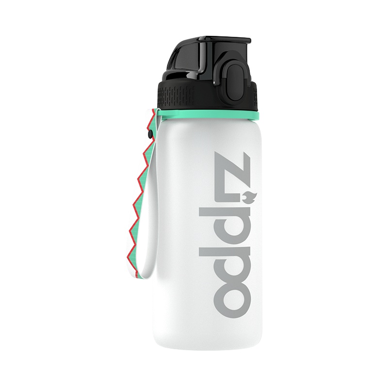 zippo军训水瓶大容量运动水杯大号便携健身防摔太空杯Tritan水壶550ml