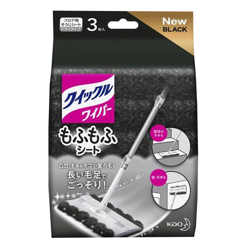 花王(KAO) 静电拖把头 静电拖布 3枚 不含拖把