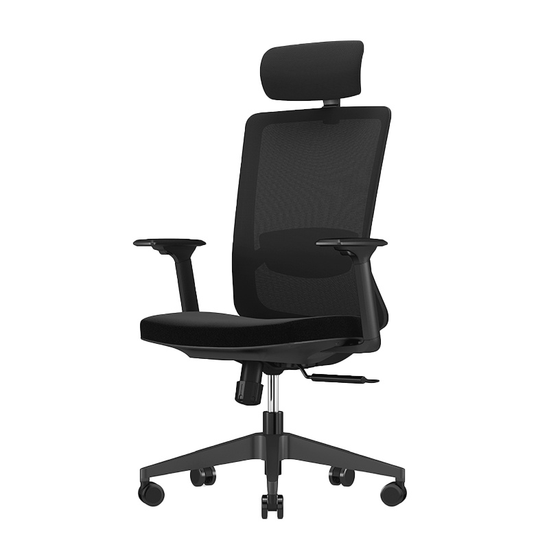 全简人体工学电脑椅可躺老板椅办公椅可升降转椅带头枕