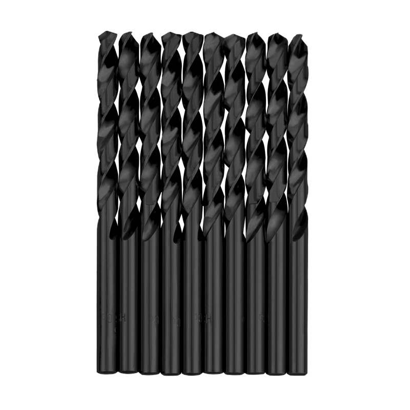 吉米家居 JM-G14305 高速钢麻花钻头手电钻冲击钻头塑料铜铝木工钻电动工具配件5mm10支装