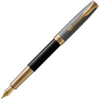 派克(PARKER)新品卓尔光影格纹金夹墨水笔