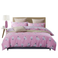 吉祥三宝家纺全棉斜纹印花四件套