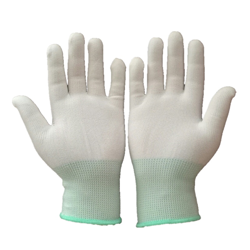 CHOOCI 涂指手套防静电涂指浸胶防滑手套防护耐磨尼龙无尘