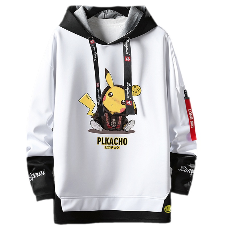 狮臣SHICHEN 2023年秋季新款卫衣套装男潮流宽松连帽套头时尚男士运动长袖卫衣男两件套卫衣男装