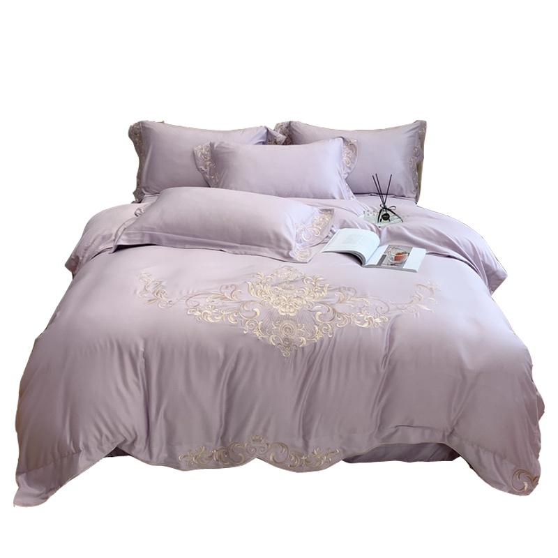 唛乐斯Mallas2020新款60S贡缎天丝刺绣床上用品四件套