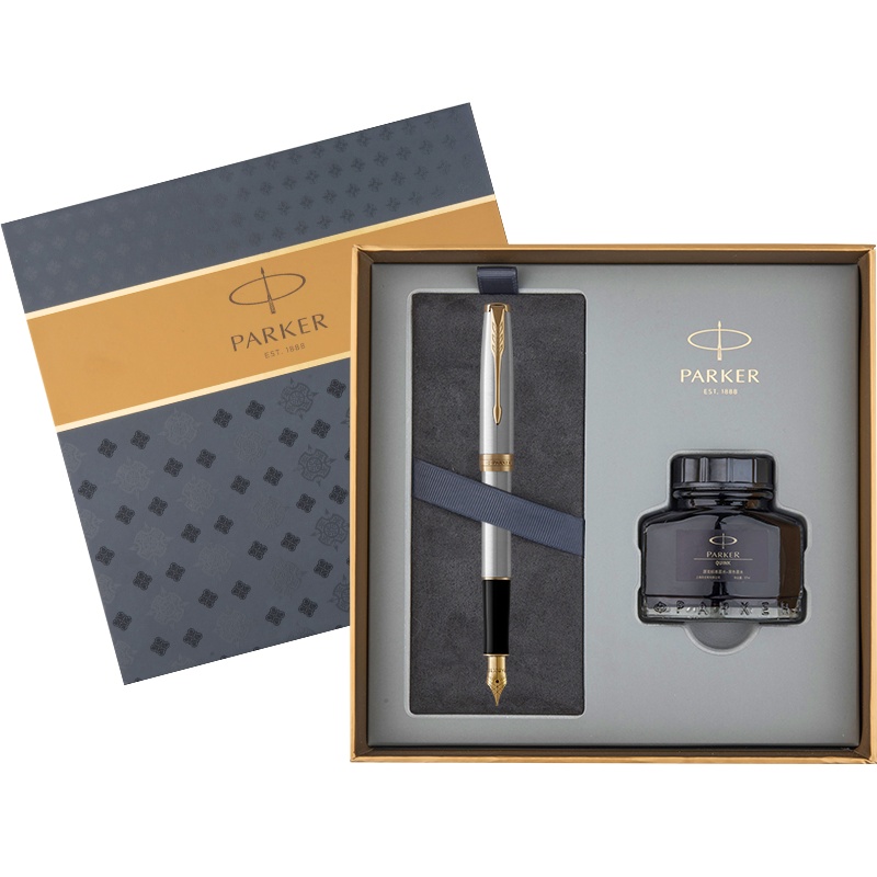 PARKER/派克钢笔 卓尔系列墨水笔墨水礼盒套装 女男士高端书法签字签名商务办公用品(支持企业采购 免费订制LOGO)