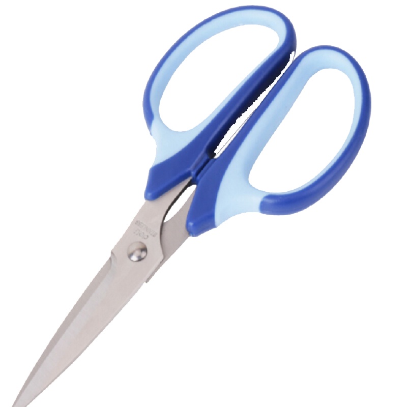 得力(deli)6001不锈钢剪刀ABS树脂大号办公家用锋利剪纸剪刀美工剪刀办公剪刀