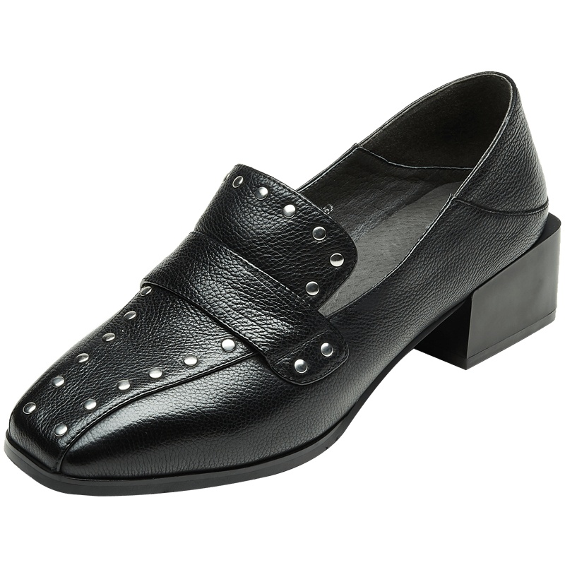 康奈女鞋 秋季时尚青春日常百搭套脚方头单鞋1277902